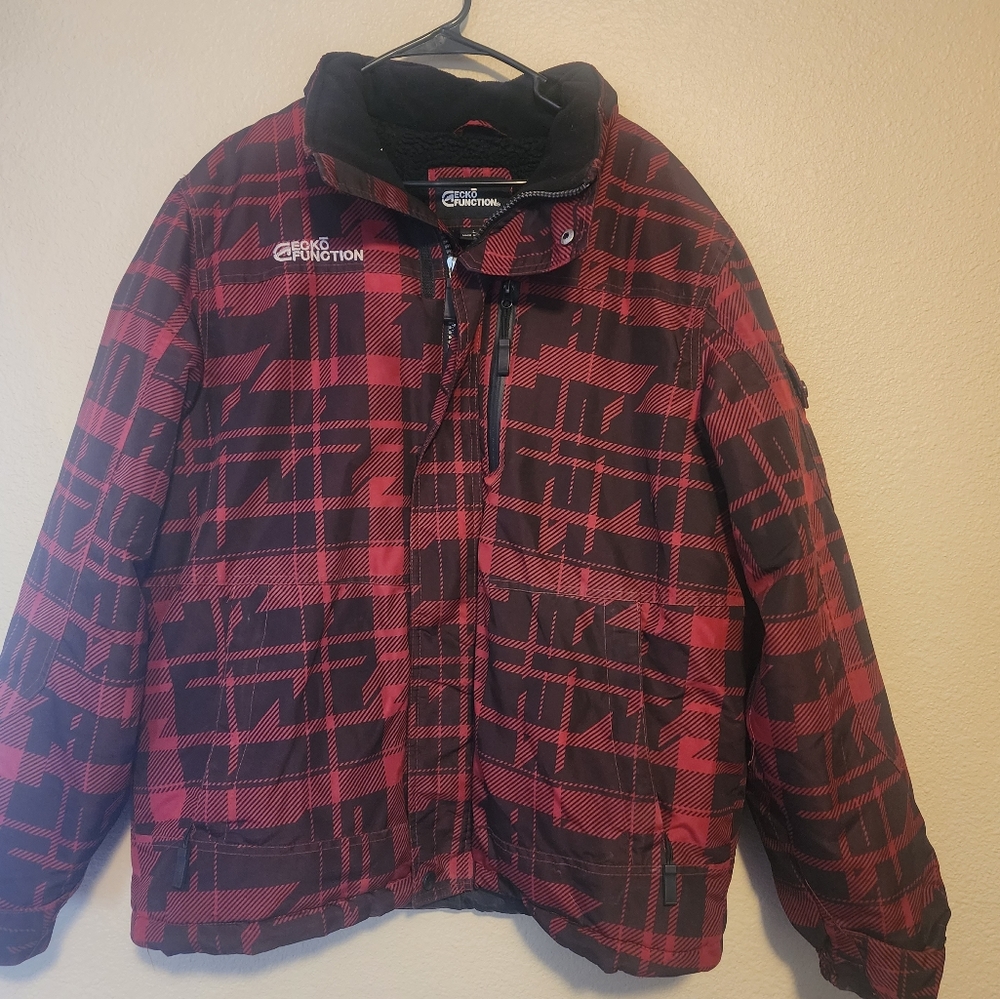 Big Men's echo function coat